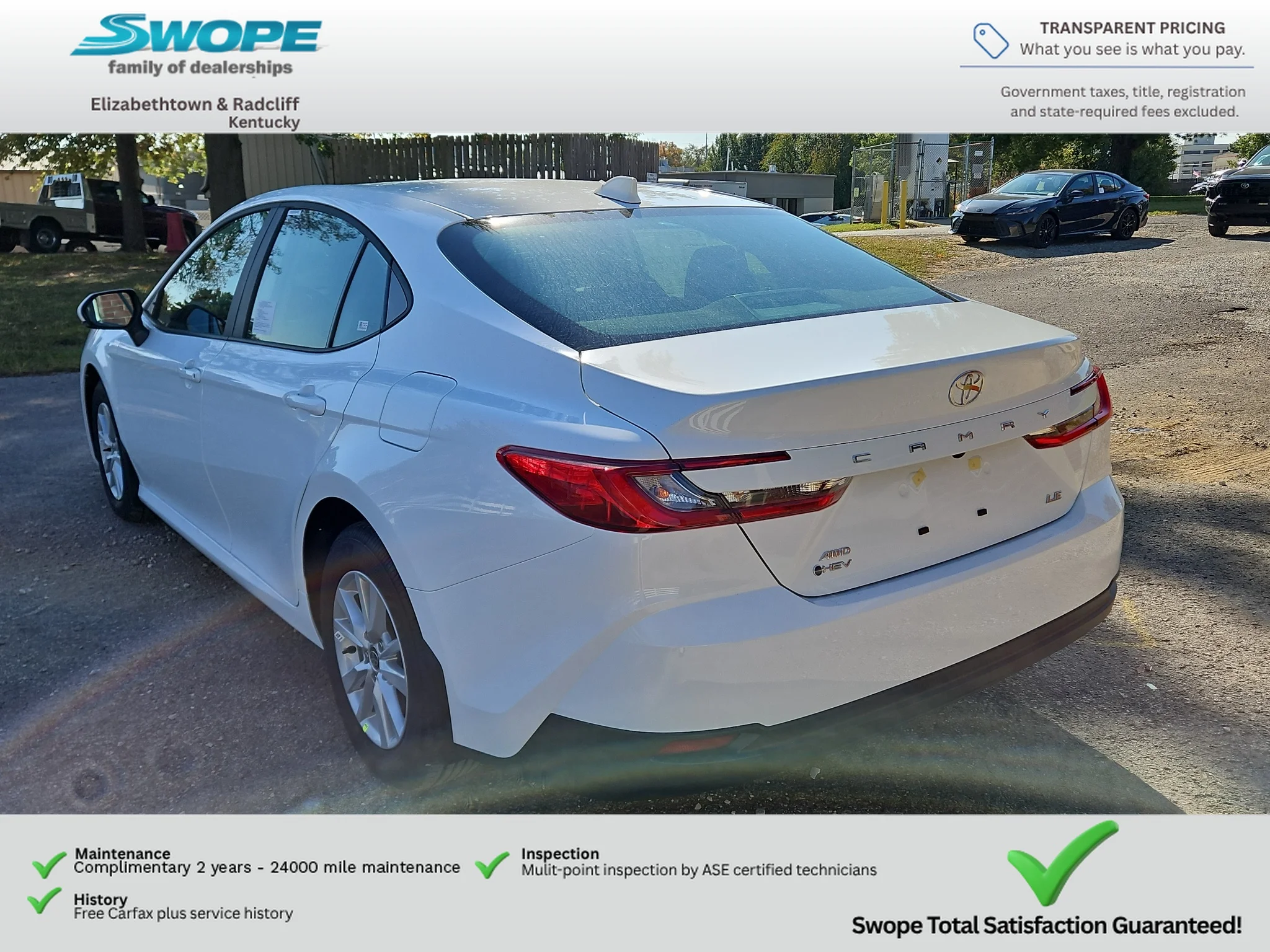 New 2027 Ice Cap Toyota LE image 5