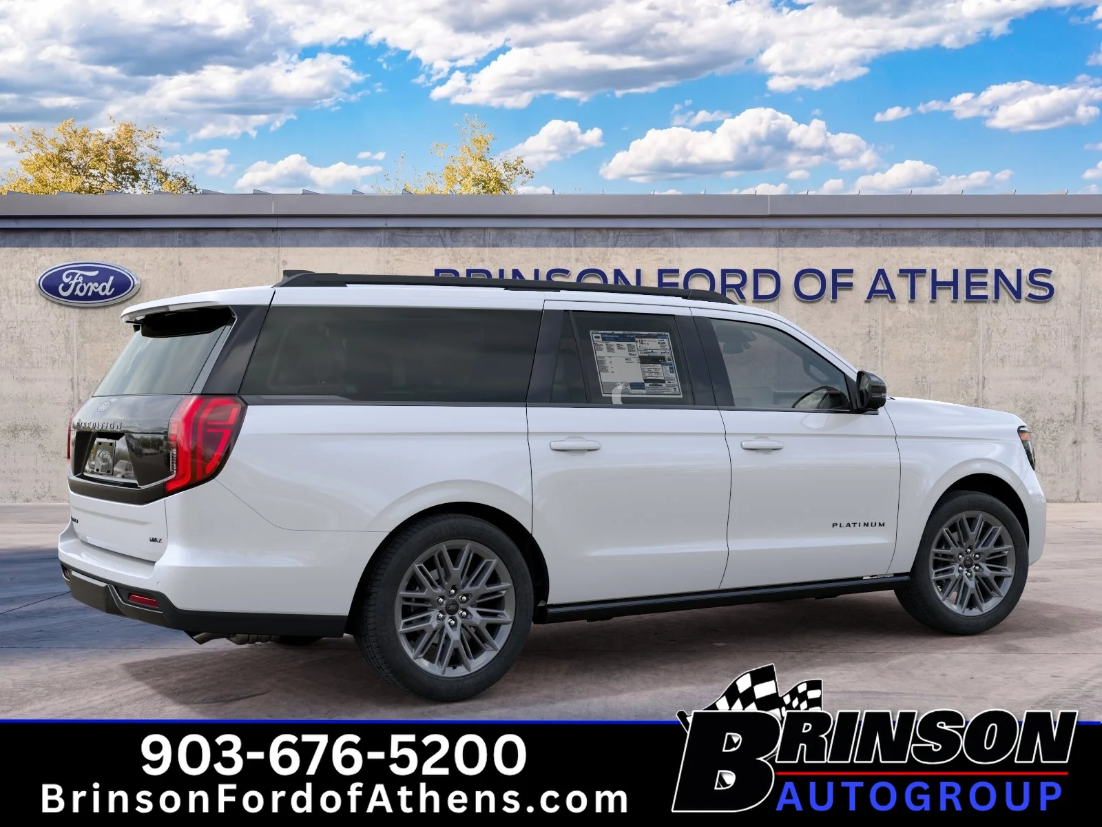 New 2027 Star White Metallic Tri-Coat Ford Platinum image 6