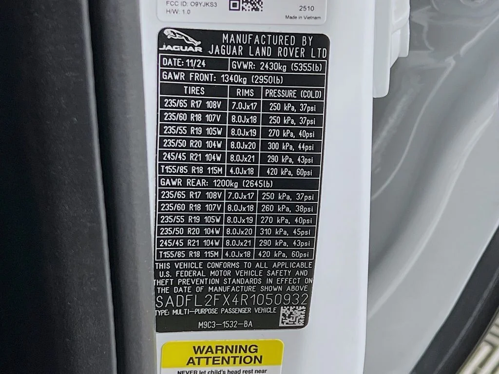 Certified Used 2024 Fuji White Jaguar P250 image 33