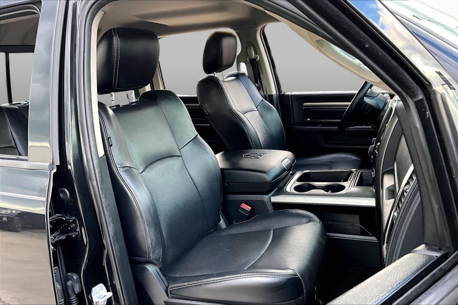 Used 2017 Brilliant Black Crystal Pearlcoat Ram Sport image 9