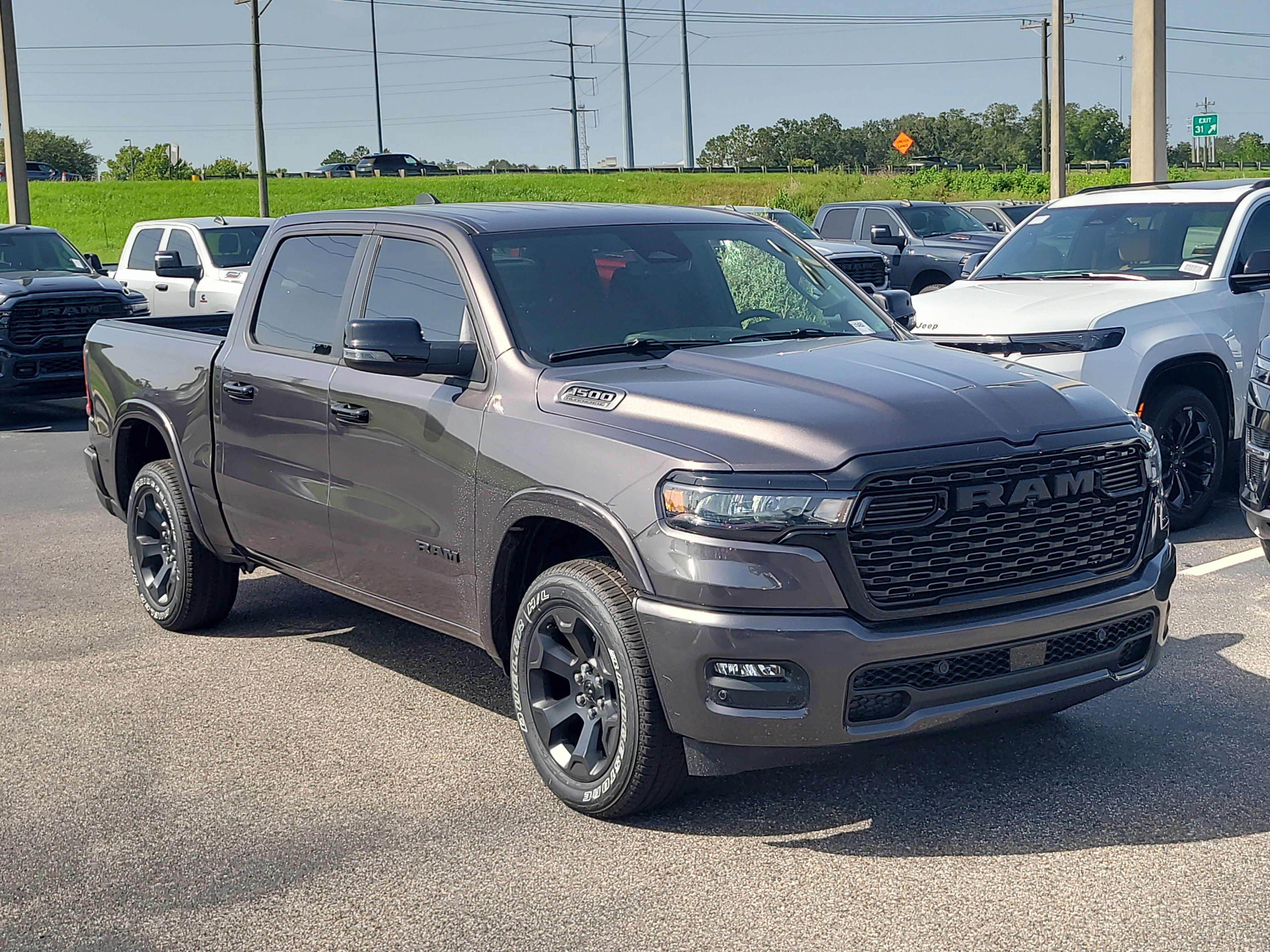 New 2026 Granite Crystal Metallic Clear-Coat Exterior Paint RAM Big Horn image 2