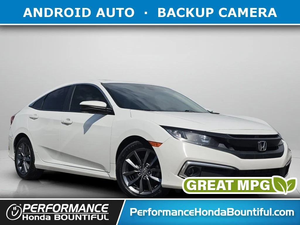 Used 2019 Platinum White Pearl Honda EX image 1