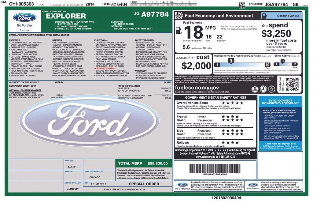 Used 2018 Black Ford Platinum image 33
