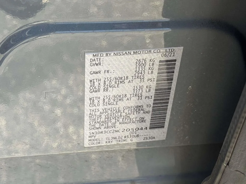 Used 2022 Gray Nissan SL image 24