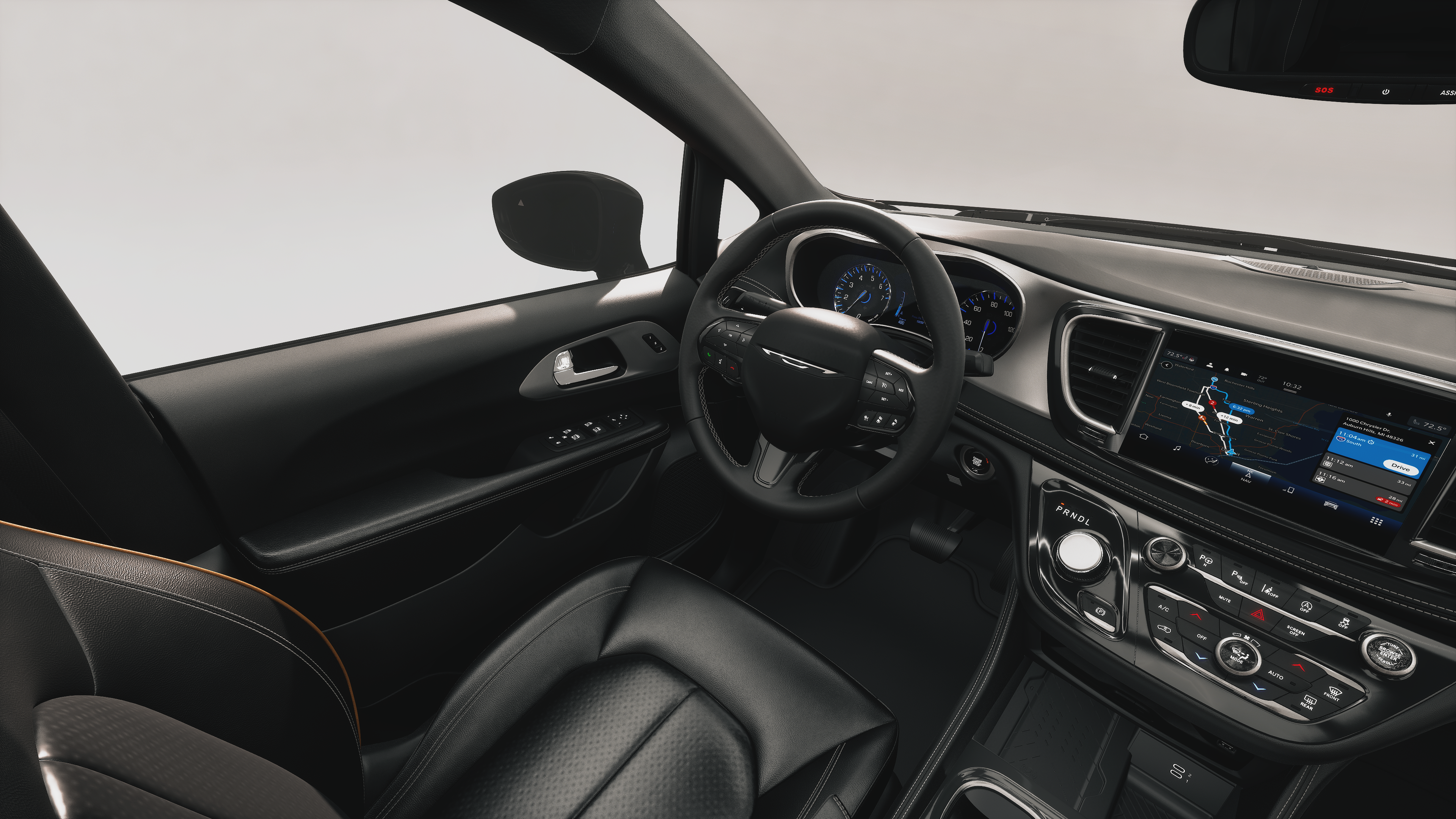 New 2027 Diamond Black Crystal Pearl-Coat Exterior Paint Chrysler Limited image 8