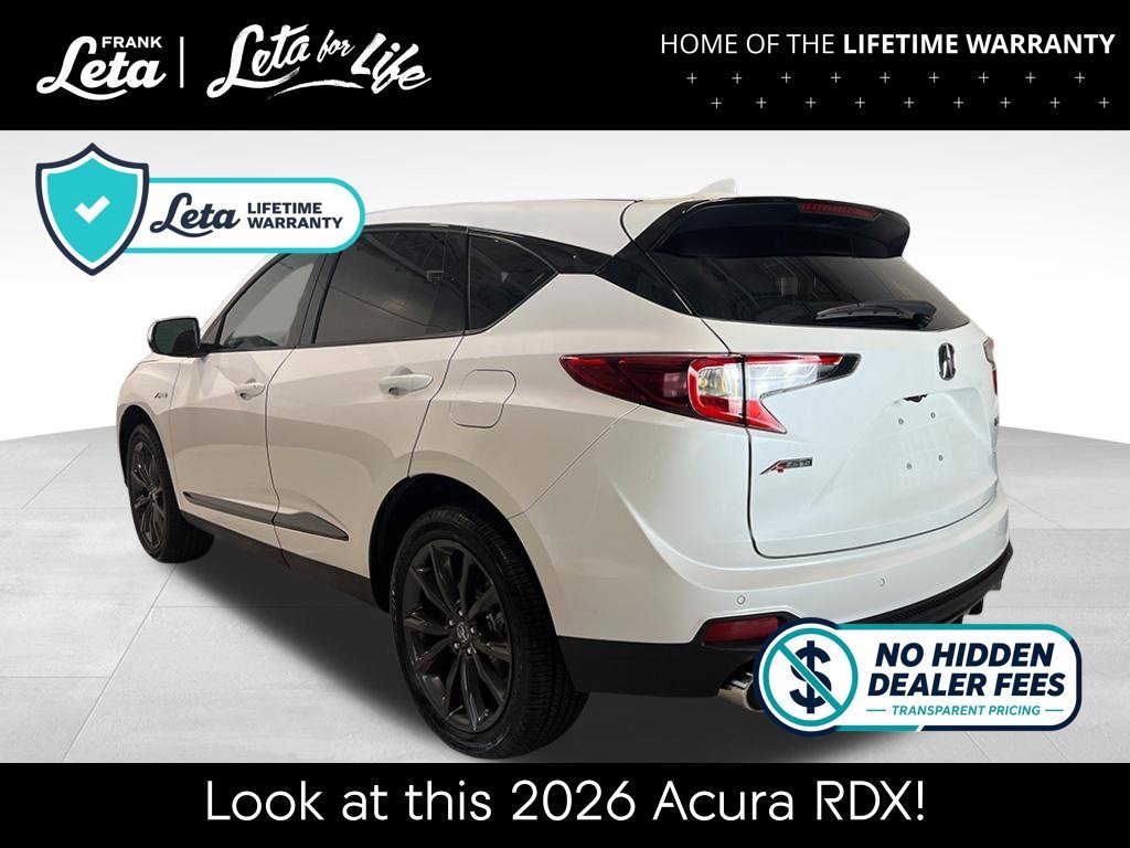 New 2026 Platinum White Pearl Acura w/A-Spec Package image 3