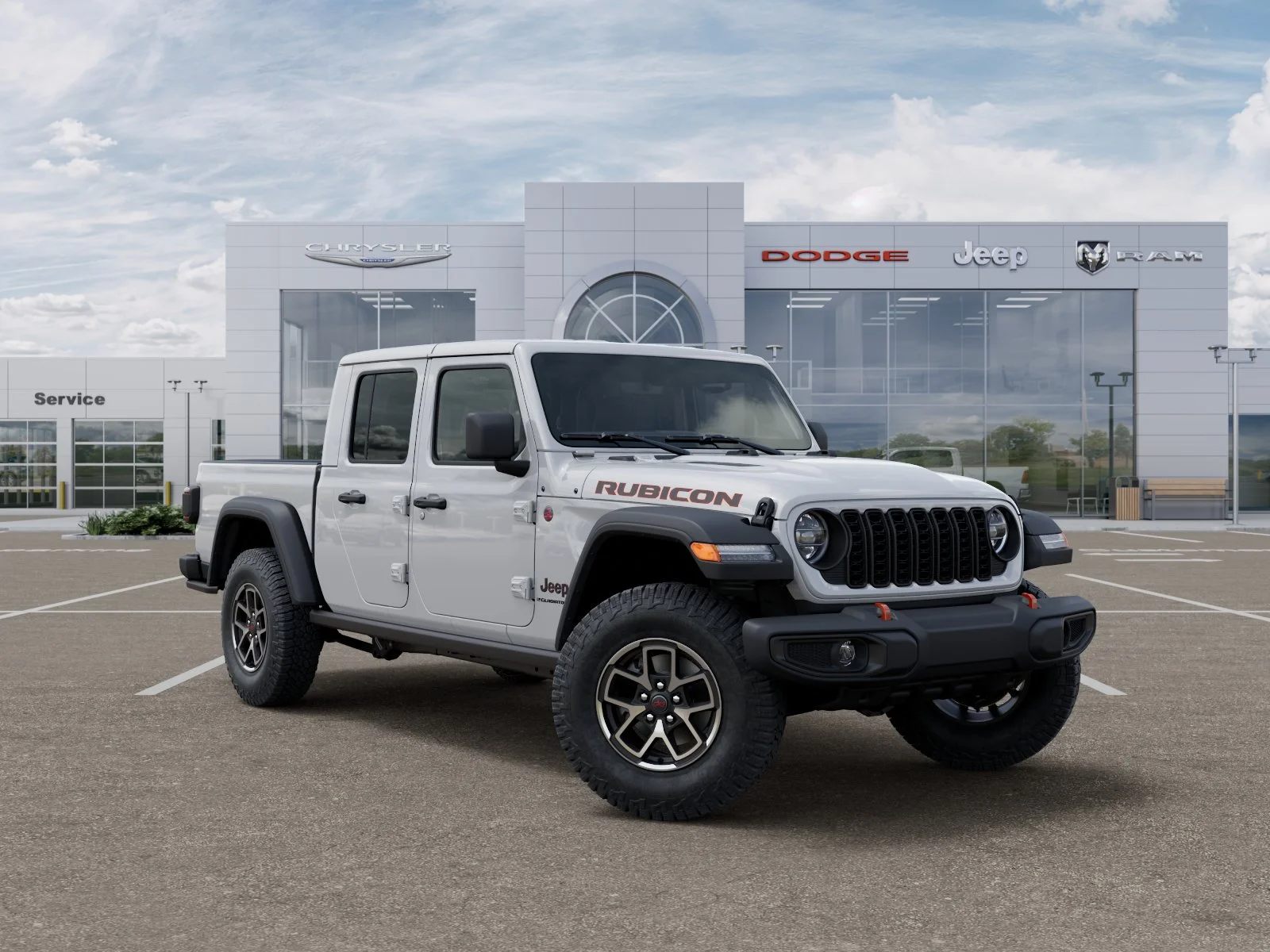New 2026 Bright White Clear-Coat Exterior Paint Jeep Rubicon image 33