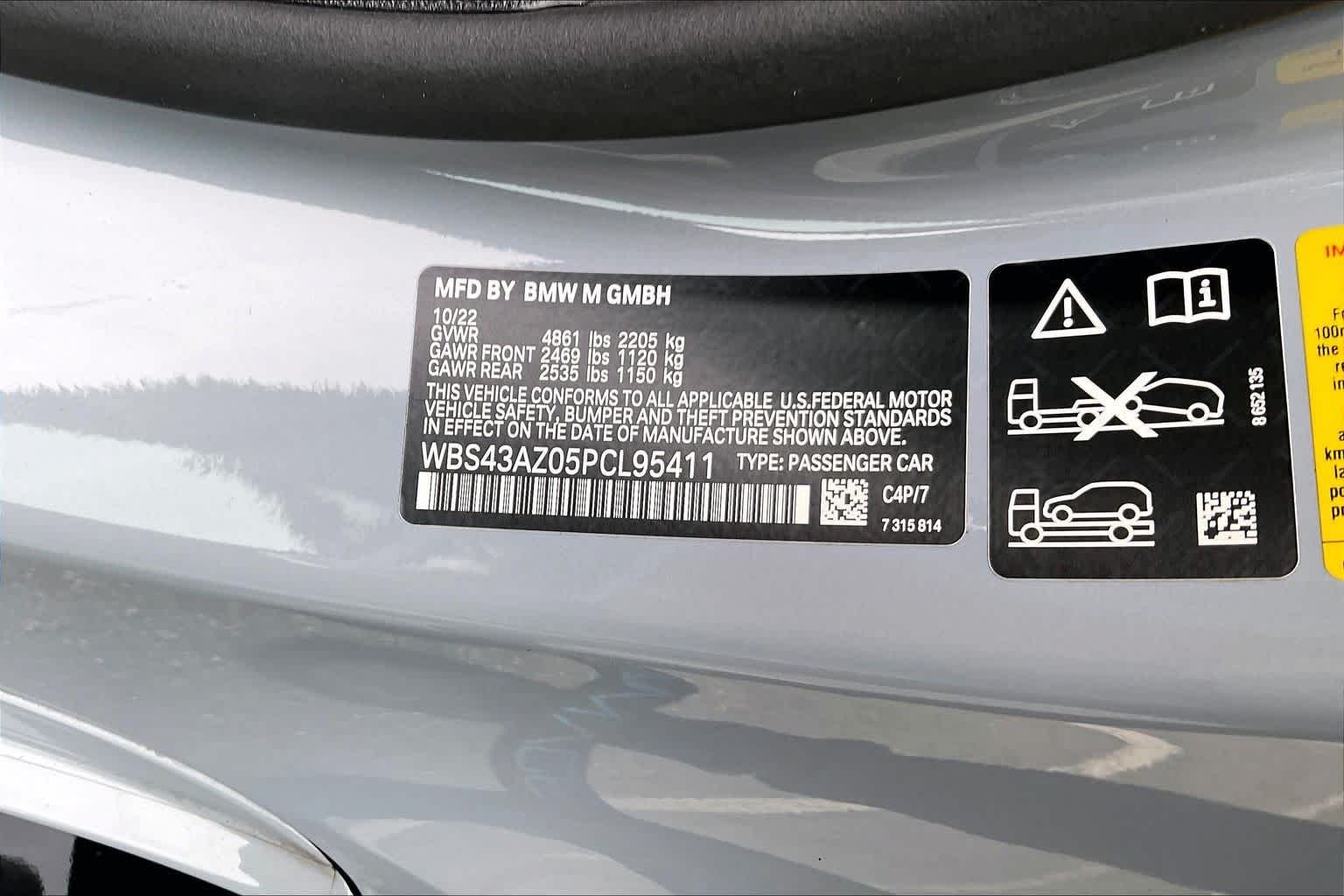 Used 2023 Brooklyn Grey Metallic BMW Competition xDrive image 32
