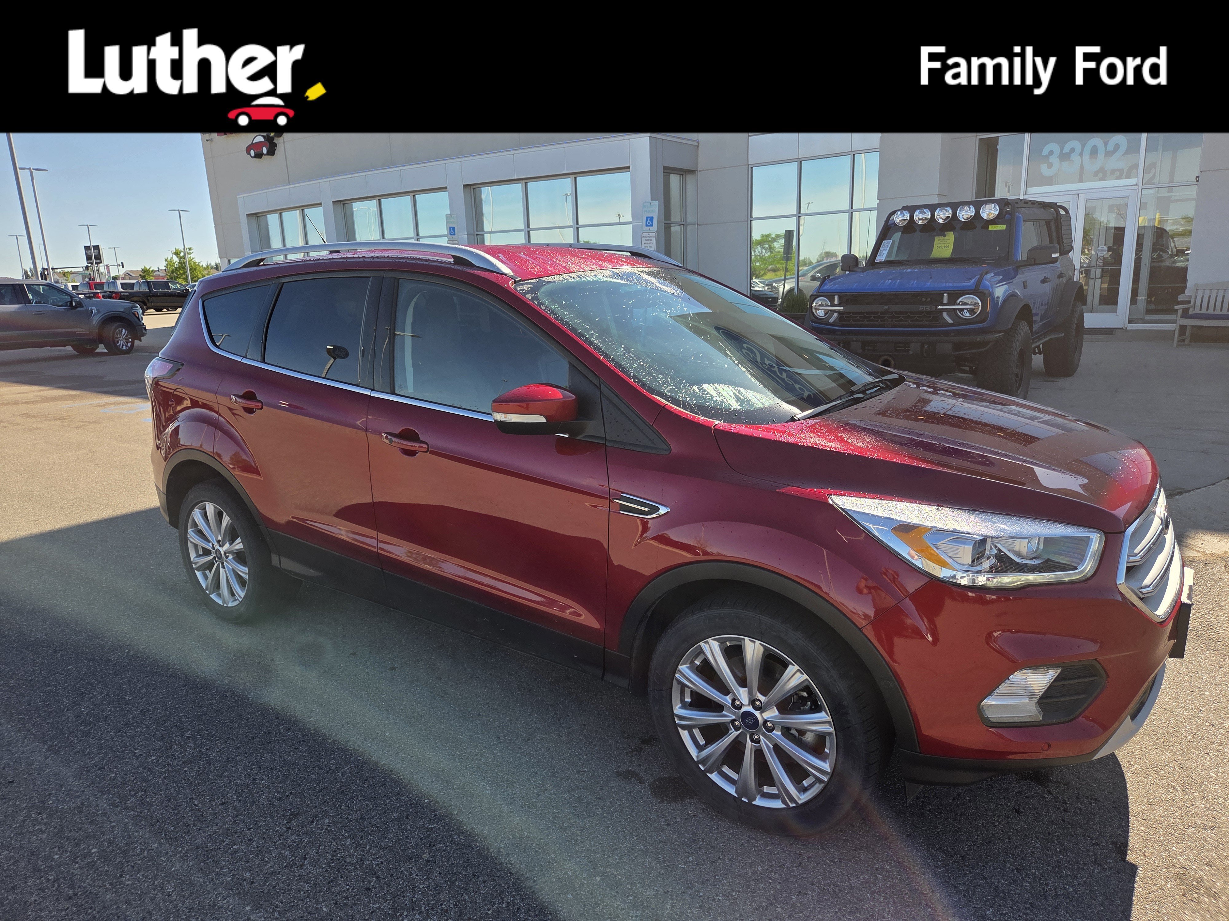 Used 2018 Red Ford Titanium image 1