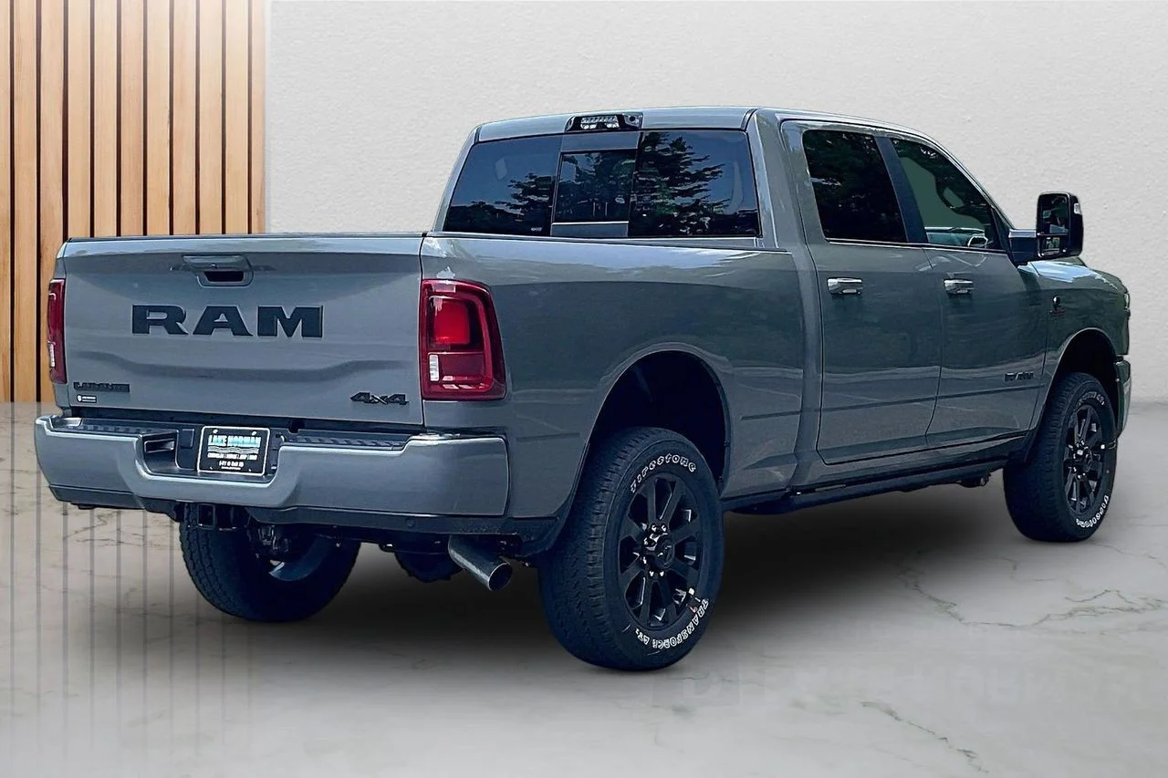 New 2026 Ceramic Gray Clear-Coat Exterior Paint RAM Laramie image 8