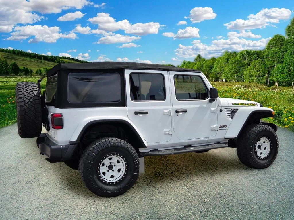Used 2018 White Jeep Unlimited Rubicon image 6