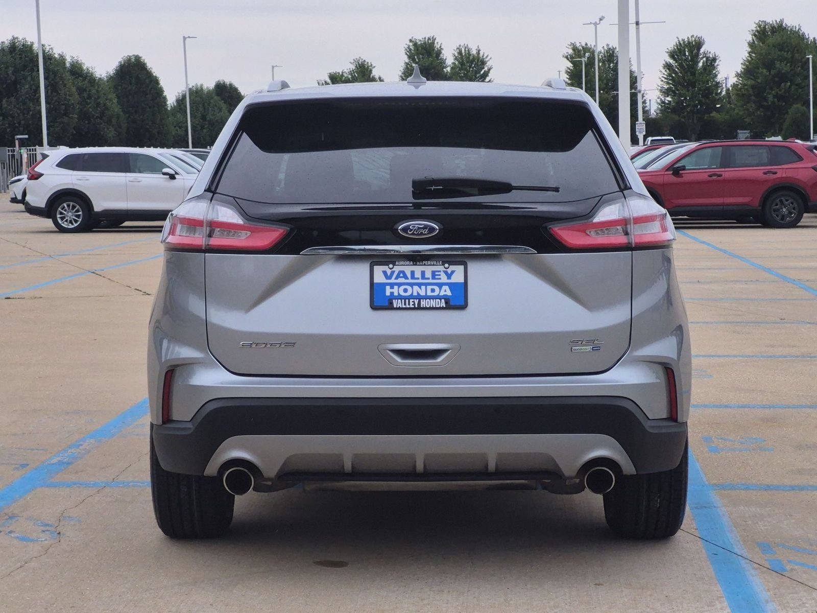 Used 2020 Iconic Silver Metallic Ford SEL AWD image 7