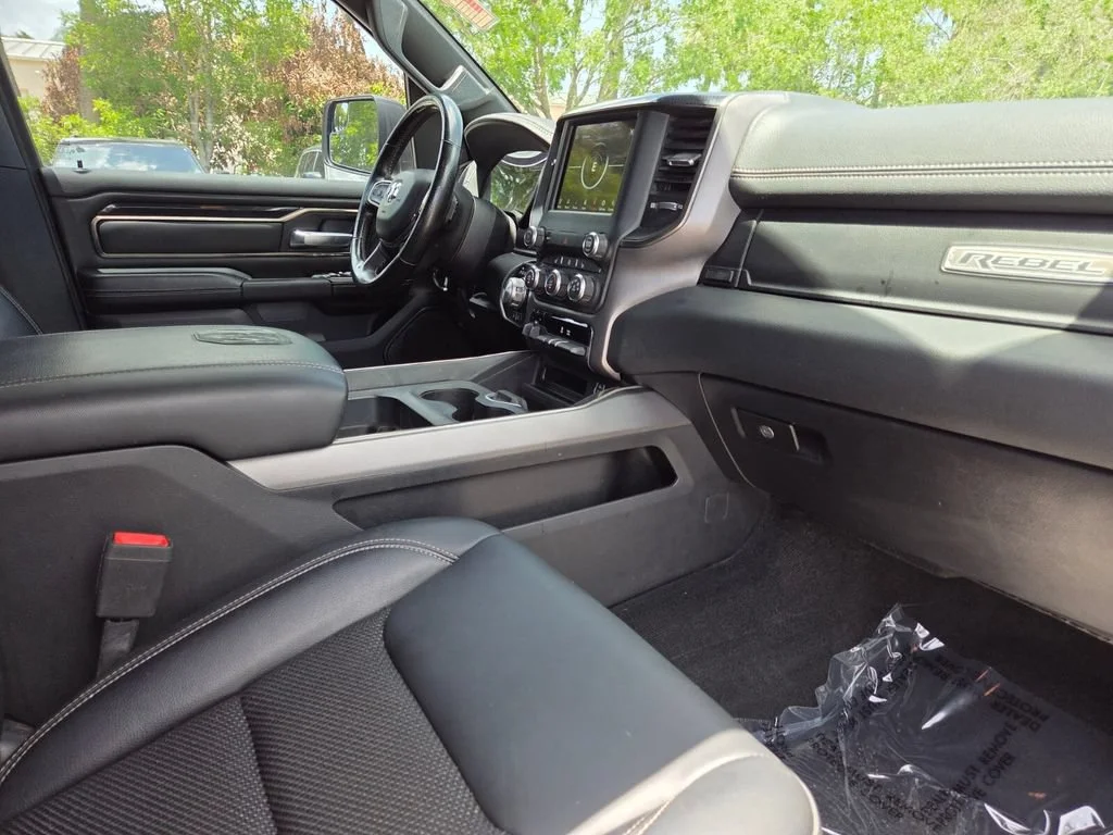 Used 2021 Diamond Black Crystal Pearlcoat Ram Rebel image 14
