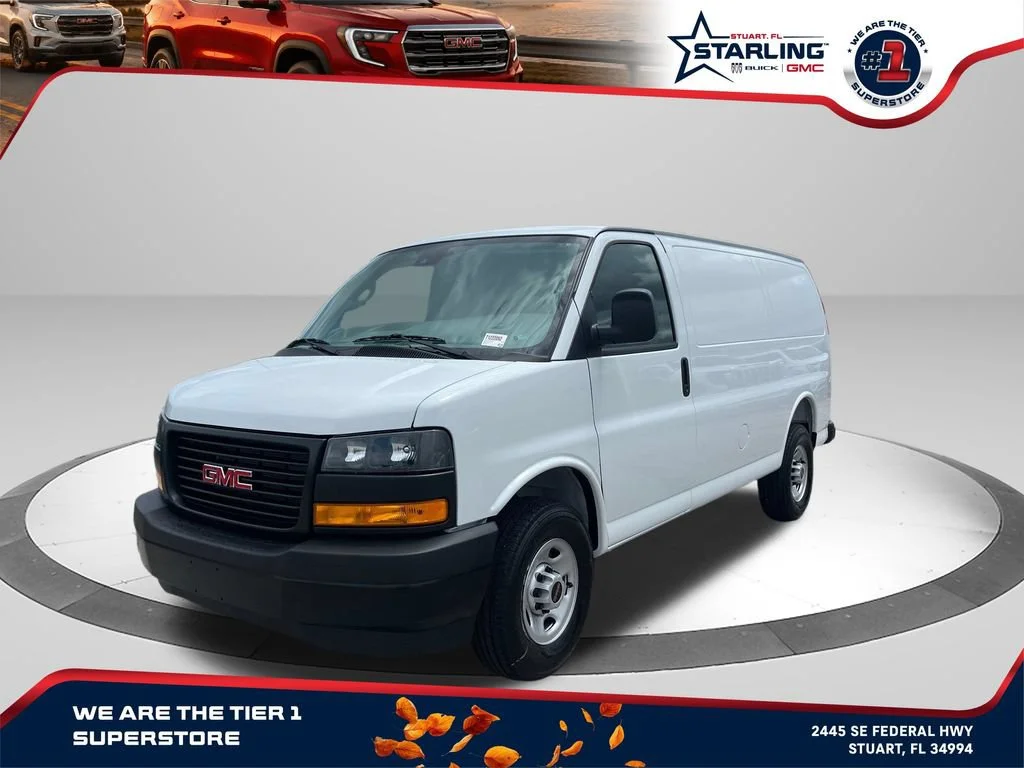 New 2026 Summit White GMC Work Van image 1