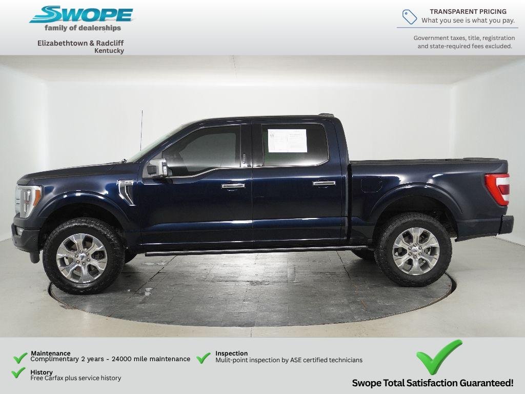 Used 2023 Antimatter Blue Metallic Ford Platinum image 6