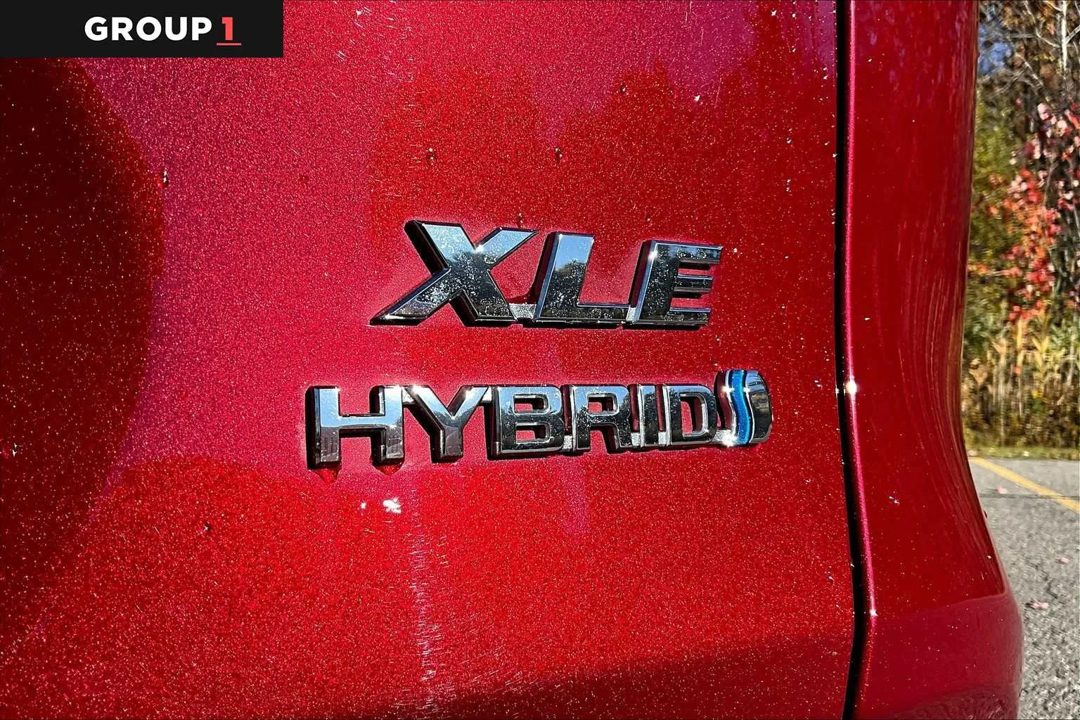 Used 2021 Ruby Flare Pearl Toyota Hybrid XLE image 10