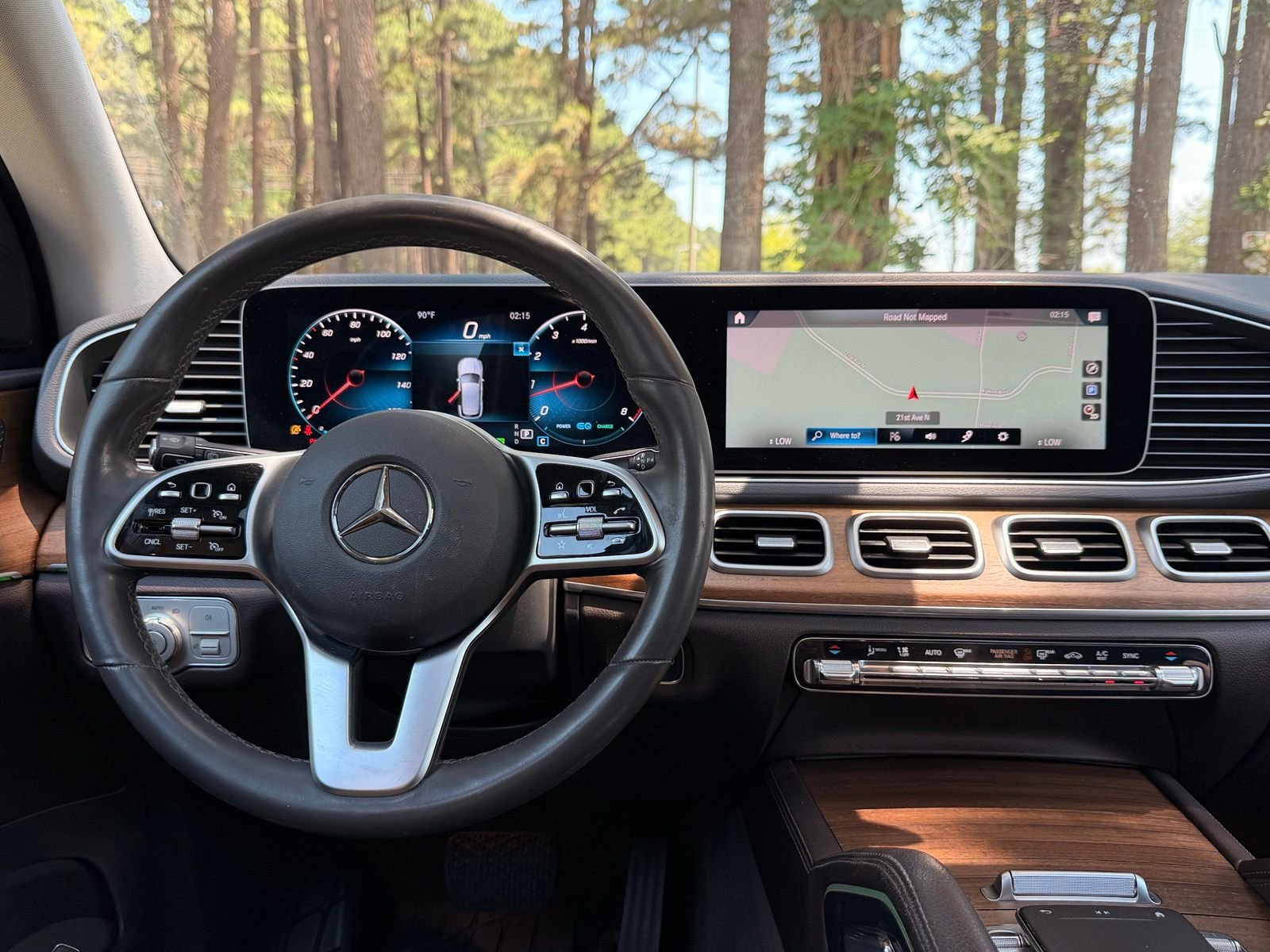 Used 2020 Lunar Blue Metallic Mercedes-Benz GLE 450 image 3