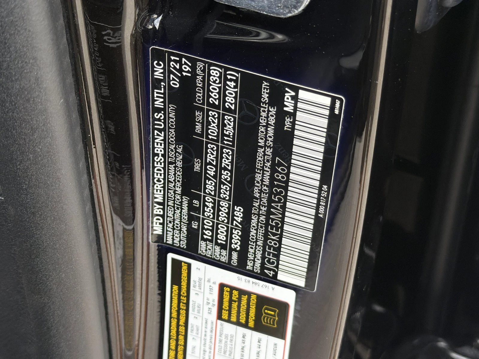 Used 2021 Black Mercedes-Benz GLS 63 AMG® image 37
