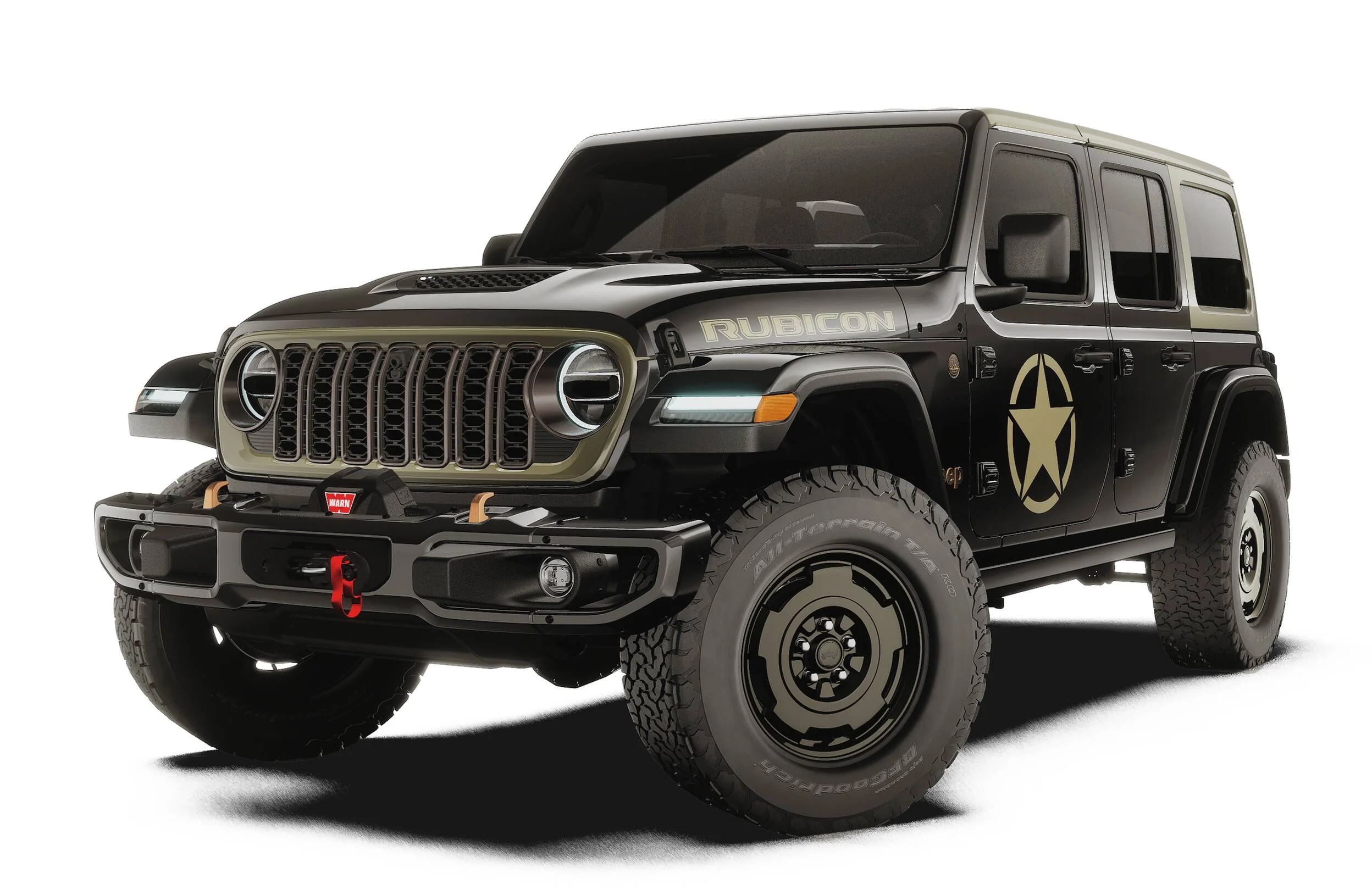 New 2027 Black Clear-Coat Paint Jeep Rubicon image 1