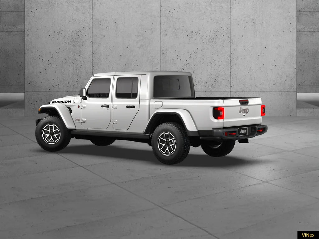New 2026 Bright White Clear-Coat Exterior Paint Jeep Rubicon X image 3