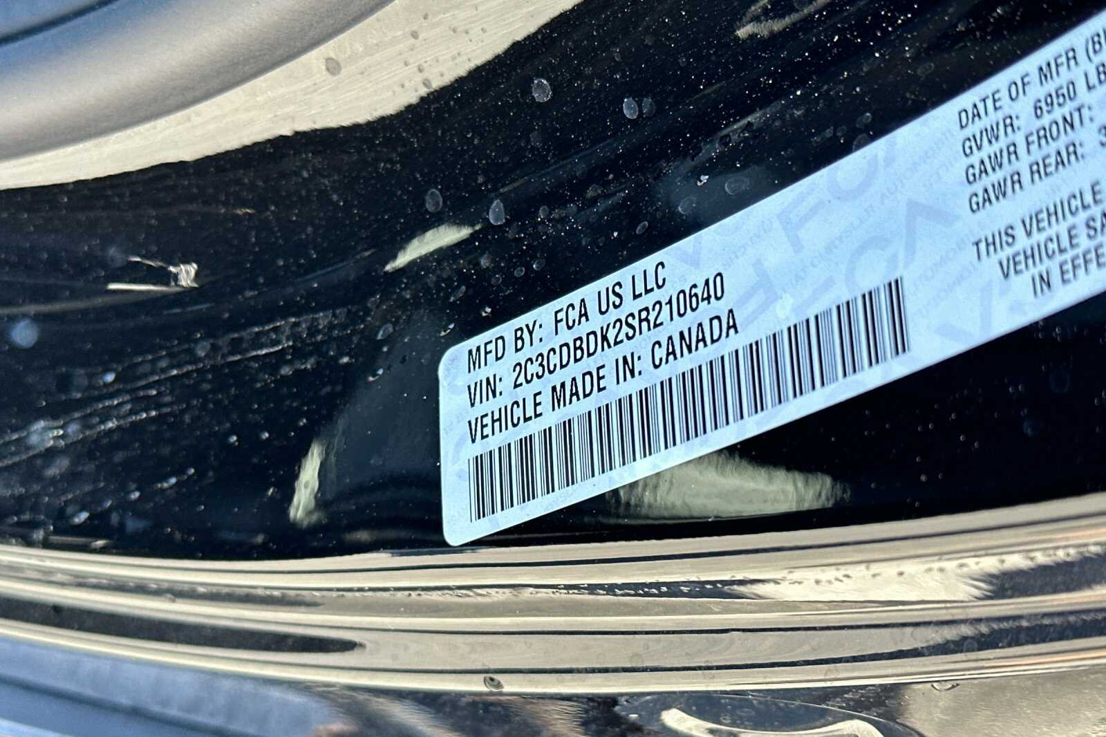 New 2025 Diamond Black Crystal Pearlcoat Dodge  image 26