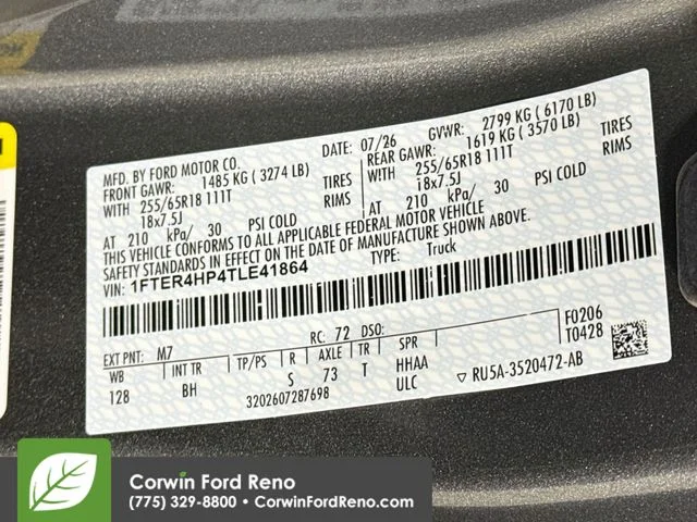 New 2026 Carbonized Gray Metallic Ford XLT image 31