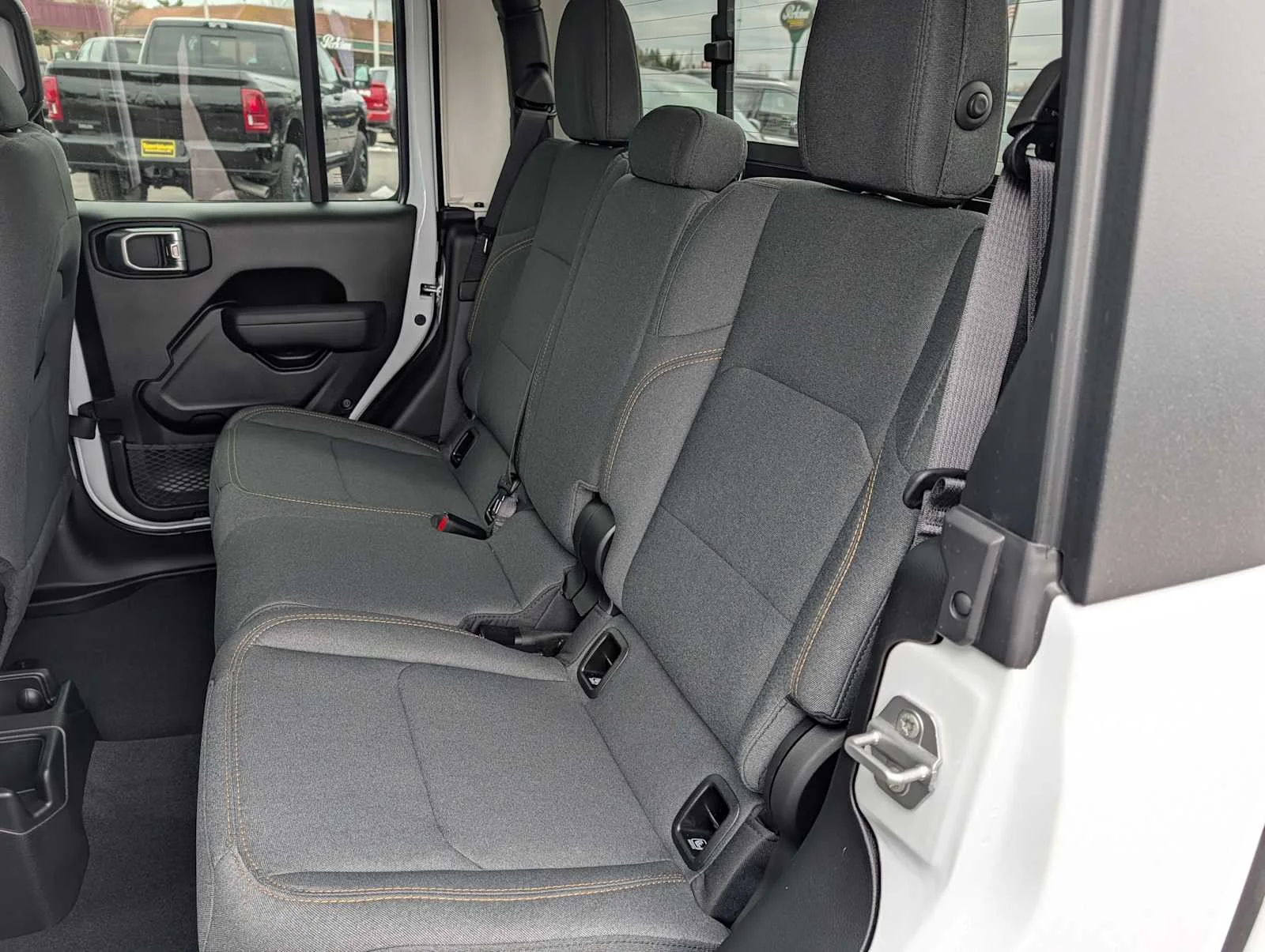 New 2026 Bright White Clear-Coat Exterior Paint Jeep Sport S image 10