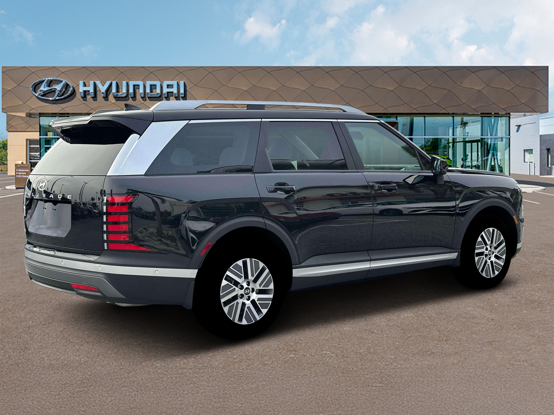 New 2026 Abyss Black Pearl Hyundai Blue SEL Premium 7P image 8