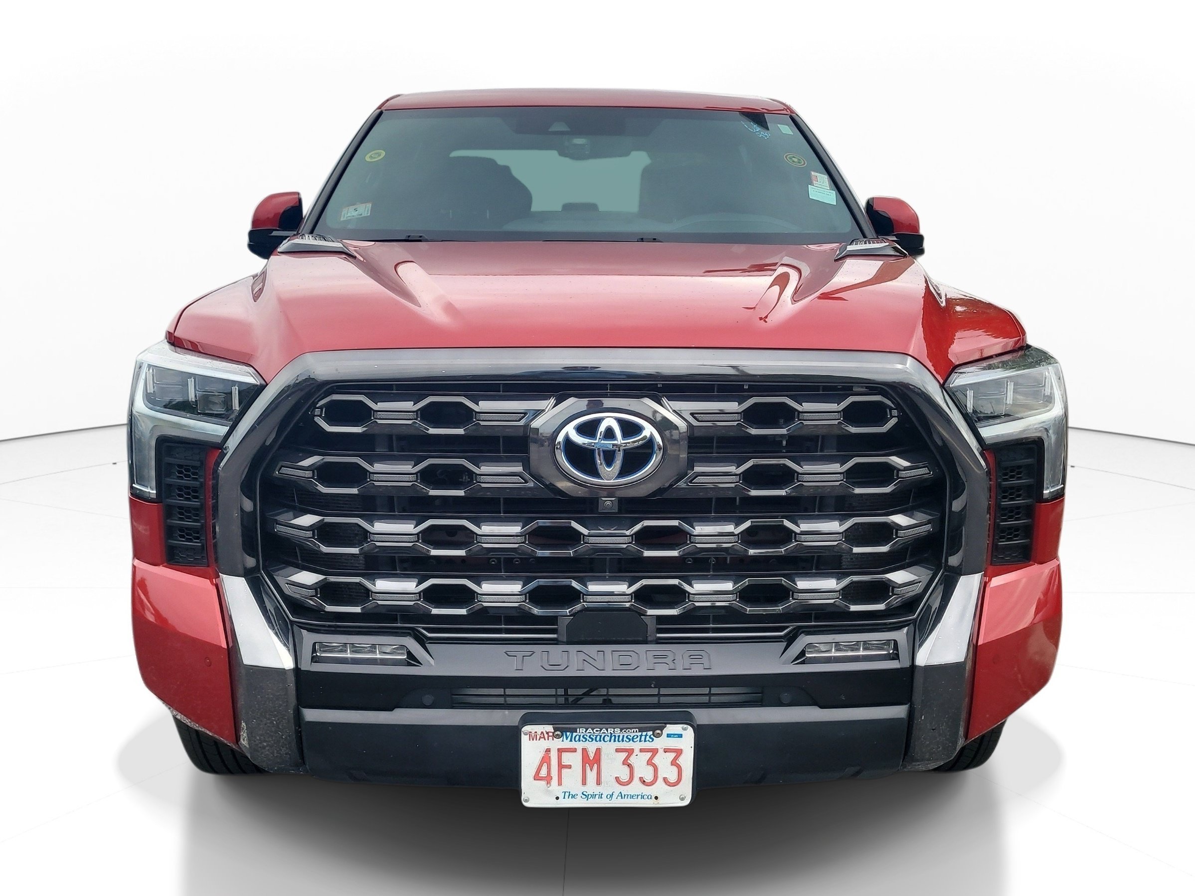 Used 2023 Red Toyota Platinum Hybrid image 2