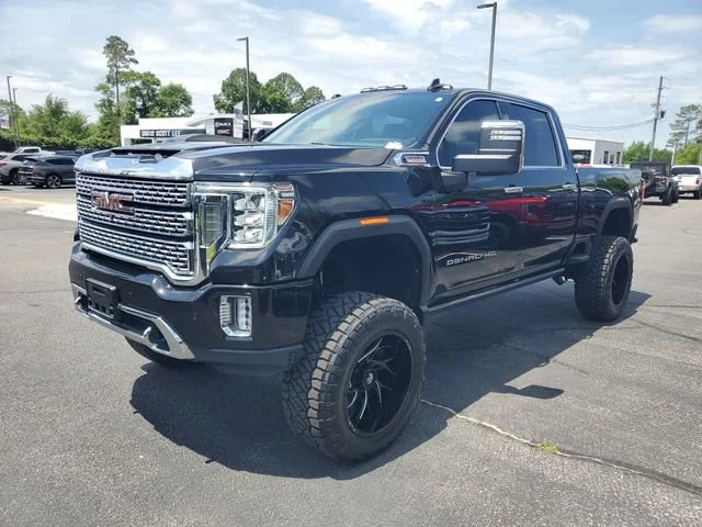 Used 2021 Black Meet Kettle Metallic GMC Denali image 2