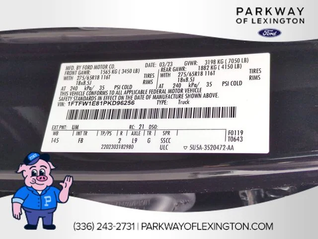 Used 2023 Black Ford XLT image 36