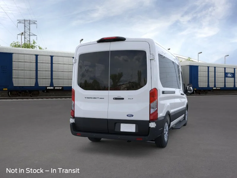 New 2026 Oxford White Ford Passenger Van XLT image 8