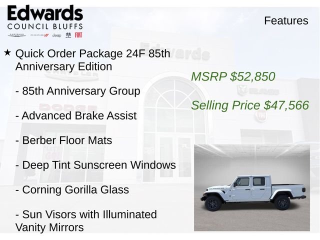 New 2026 Bright White Clear-Coat Exterior Paint Jeep 85th Anniversary Edition image 8