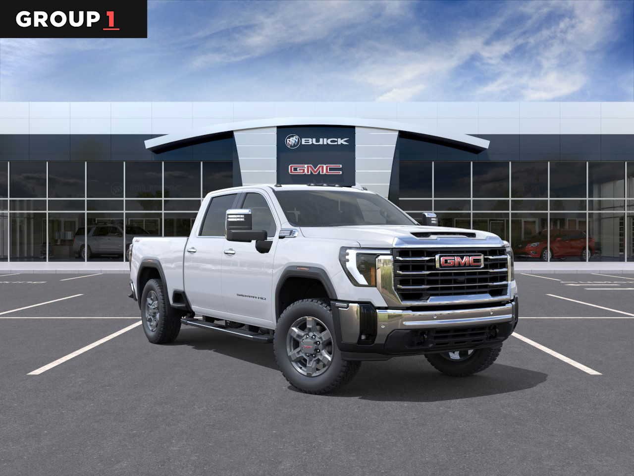 New 2026 Summit White GMC SLT image 1