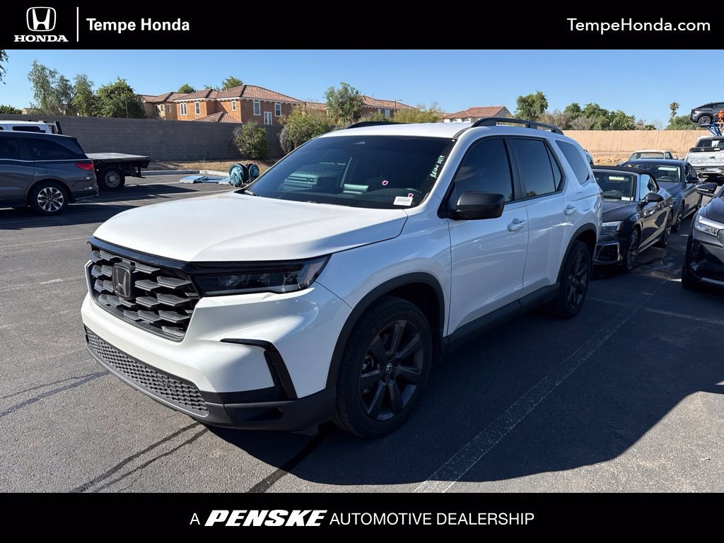 Certified Used 2024 Platinum White Pearl Honda Sport image 1