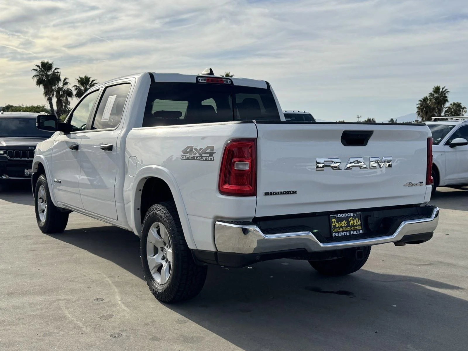 Used 2025 Bright White Clearcoat Ram Big Horn image 4