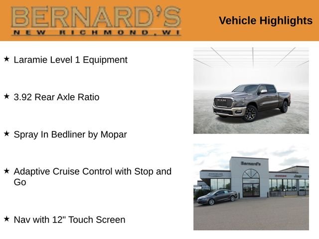 New 2026 Granite Crystal Metallic Clear-Coat Exterior Paint RAM Laramie image 2