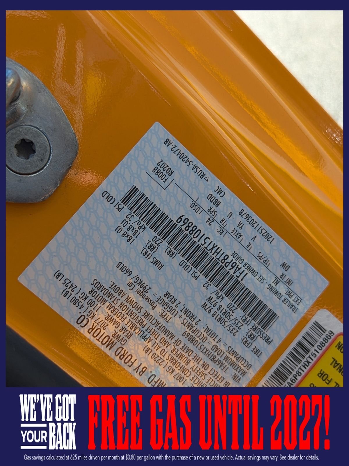 New 2026 Orange Fury Metallic Tri-coat Ford EcoBoost image 32