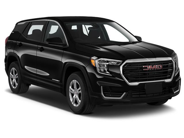 Used 2023 Ebony Twilight Metallic GMC SLE image 1