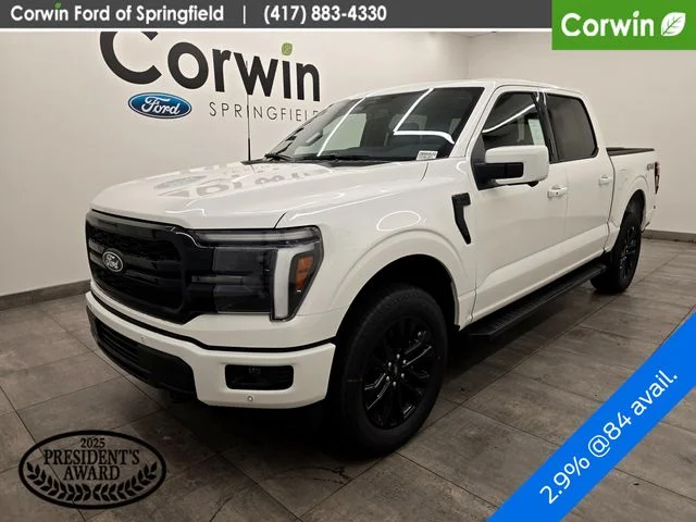New 2026 Star White Metallic Tri-Coat Ford Lariat® image 1