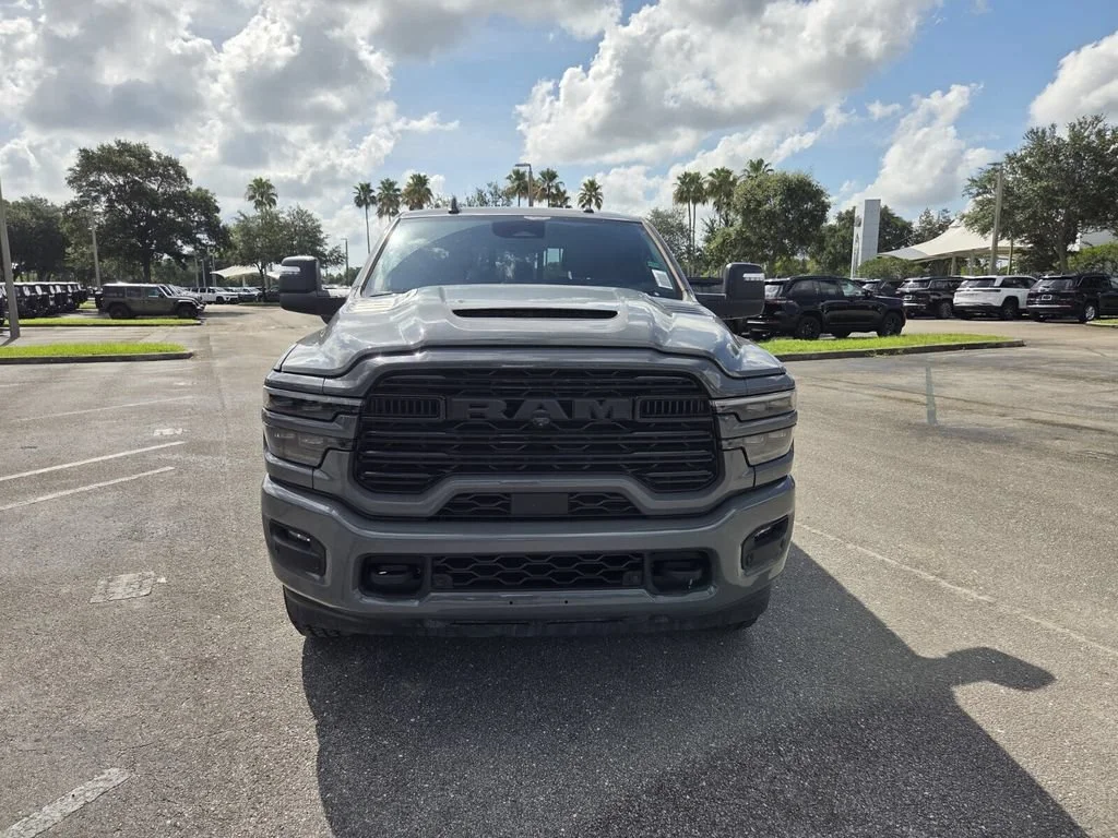 New 2026 Ceramic Gray Clear-Coat Exterior Paint RAM Laramie image 3