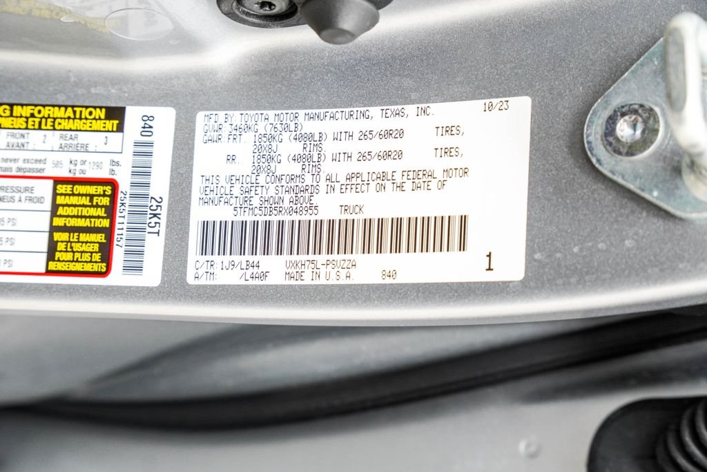 Used 2024 Silver Toyota 1794 Edition image 48