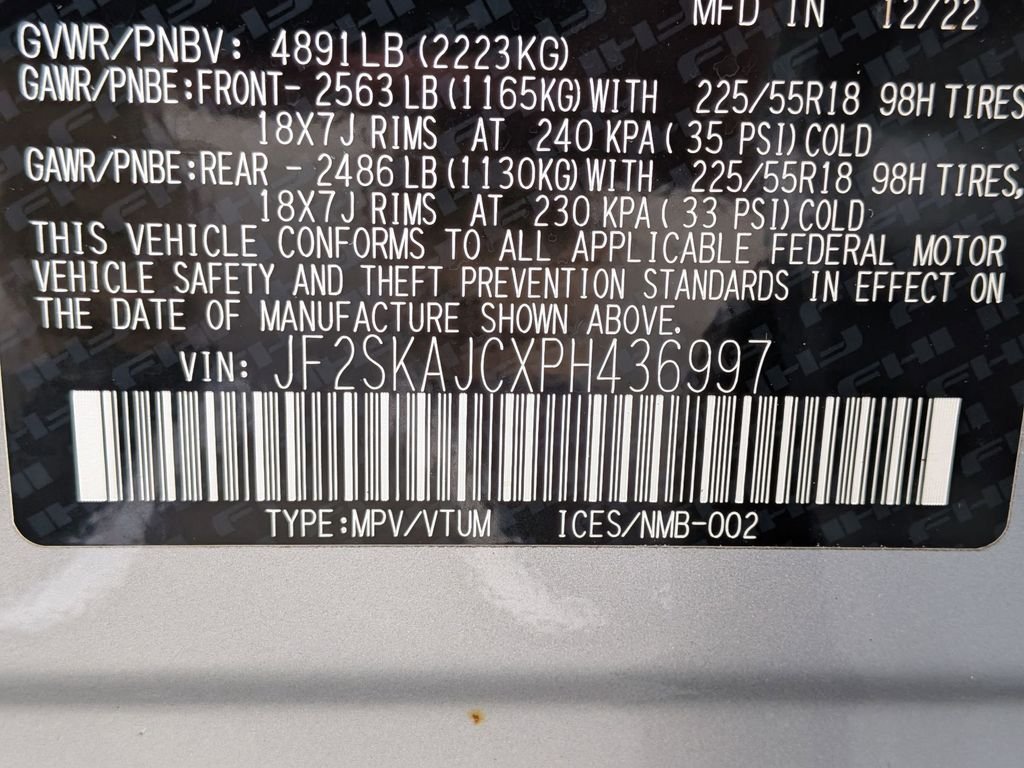 Used 2023 Silver Subaru Sport image 34