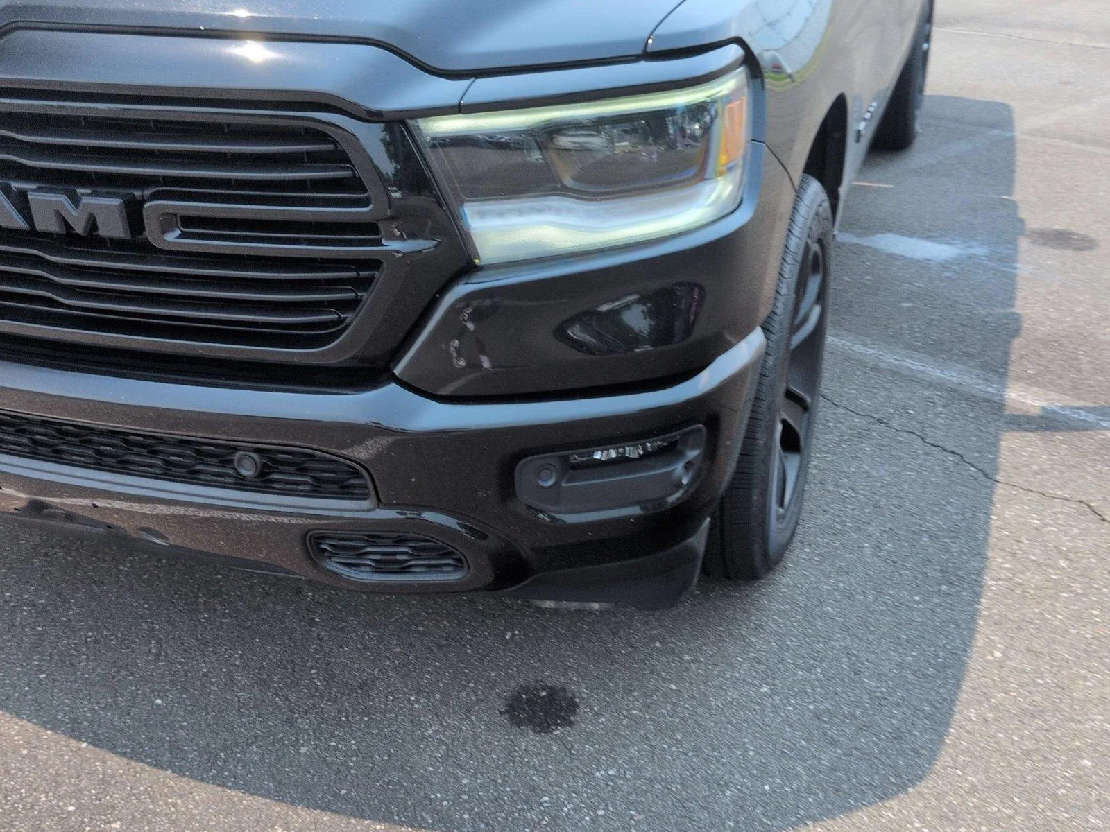 Used 2021 Diamond Black Crystal Pearlcoat Ram Big Horn image 9