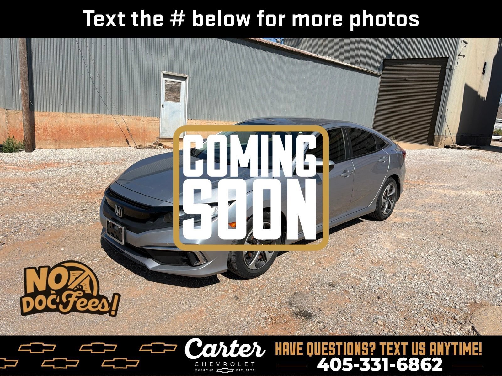 Used 2019 Silver Honda LX image 1