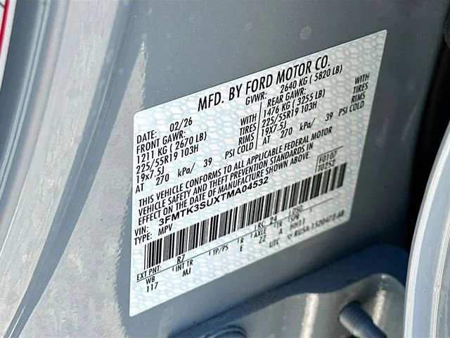 New 2026 Gray Metallic Ford Premium image 21