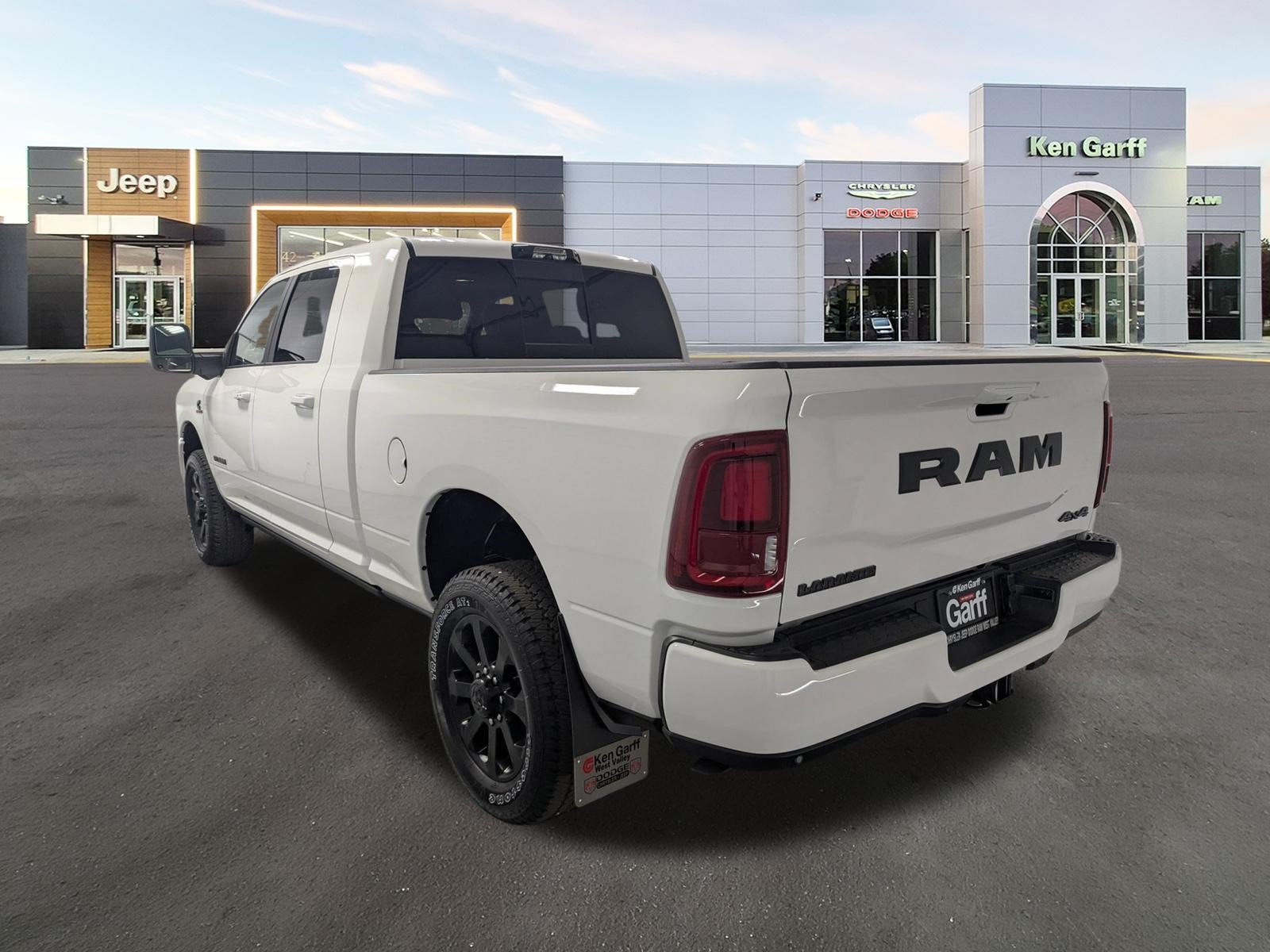 New 2026 Bright White Clear-Coat Exterior Paint RAM Laramie image 7