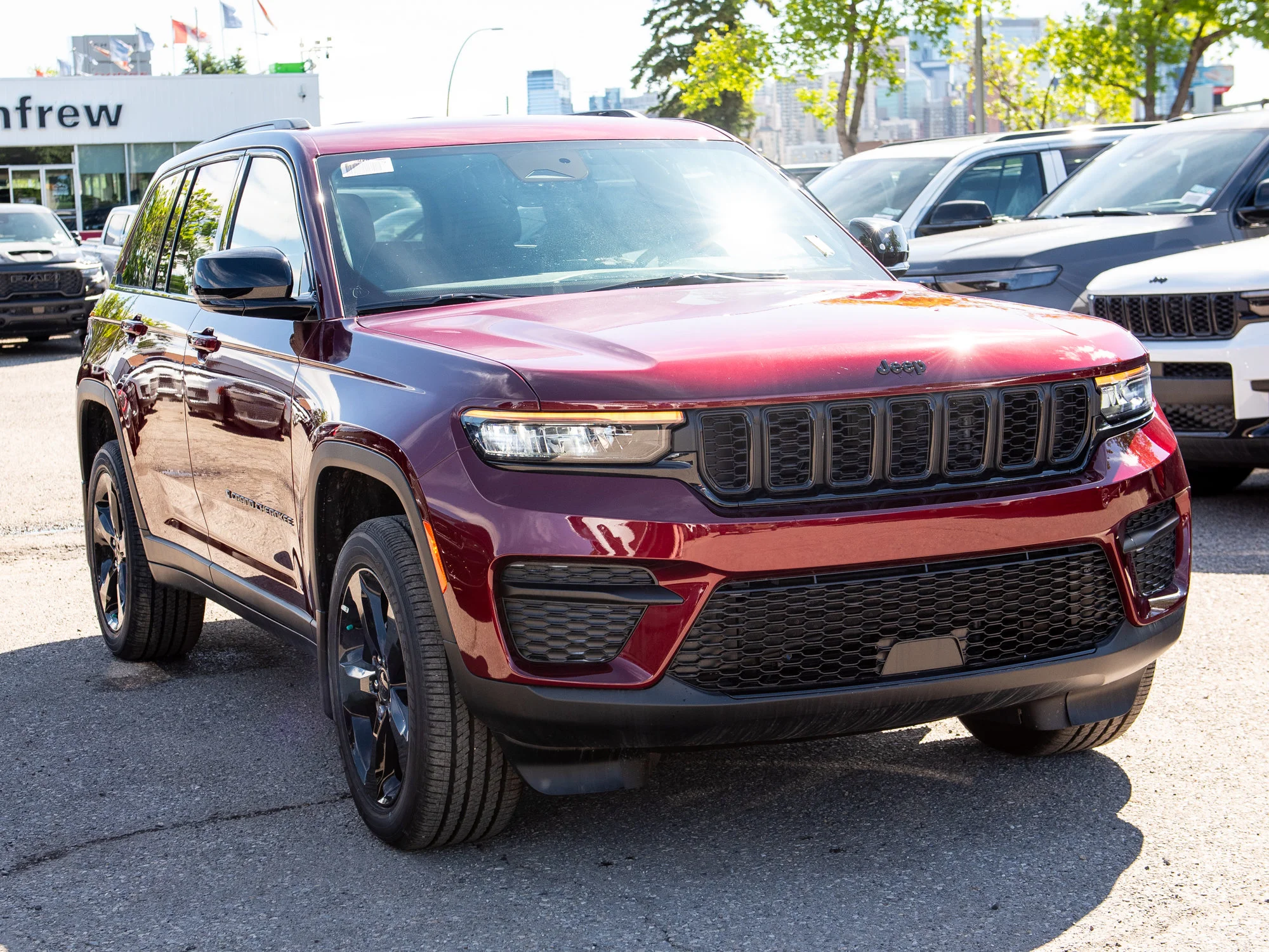 New 2025 Red Jeep Altitude* 4x4, Heated Leather, Wireless Charging Pad, Remote Start image 6