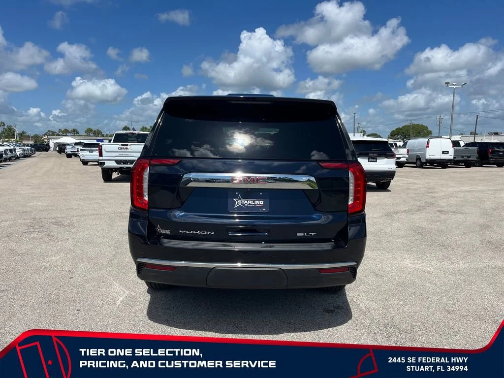 Used 2021 MIDNIGHT BLUE METALLIC GMC SLT image 6