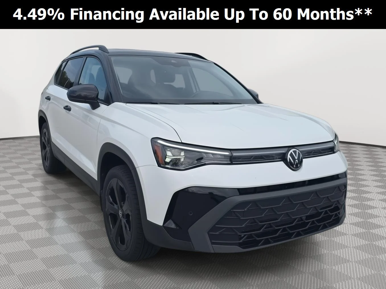 Certified Used 2025 WHITE Volkswagen SE Black image 1